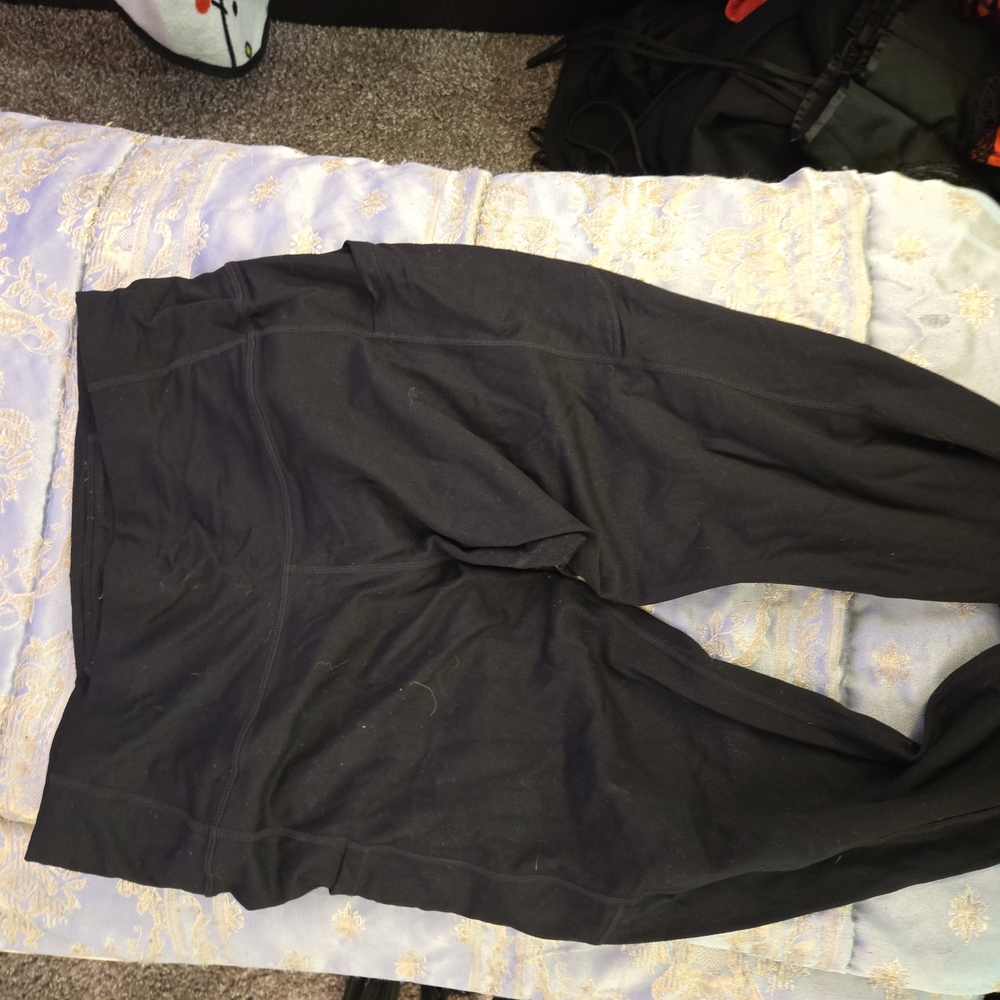 Women's Black Athletic Leggings